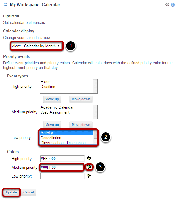 Display Settings