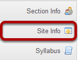 Go to Site Info.