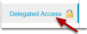 Go to Delegated Access tool