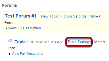 Click Topic Settings.