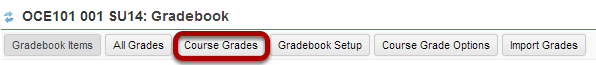 Click Course Grades.