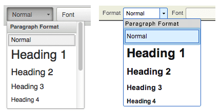 Steps to add Headings